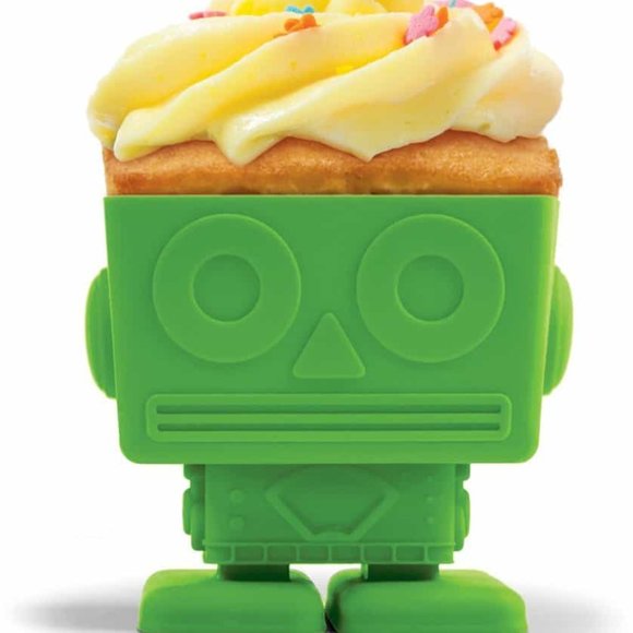 2x Fred & Friends Yumbots + Muffin Tops Muffin Cupcake Liners or Bento Lunch Box - Picture 3 of 8